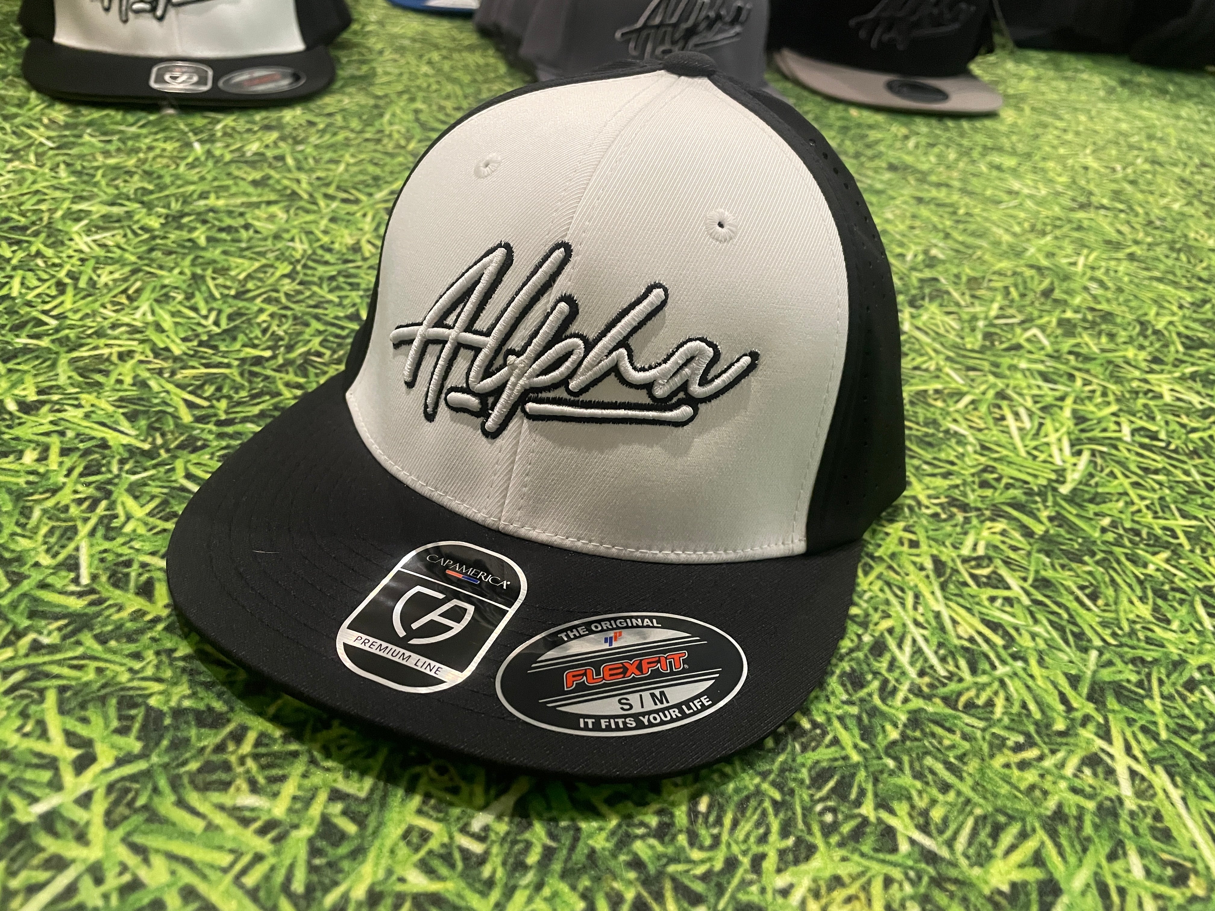 Flexfit Cap: Purple/Black – Alpha Performance Apparel